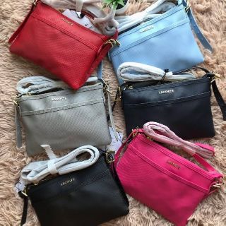 💥SALE💥 LACOSTE แท้💯FLAT CROSSBODY BAG (ลด30-70%)