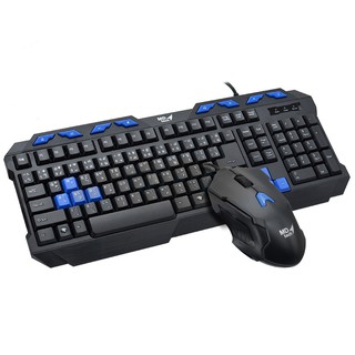 (2in1) USB MD-TECH (KB-222/M-103) Black/Blue