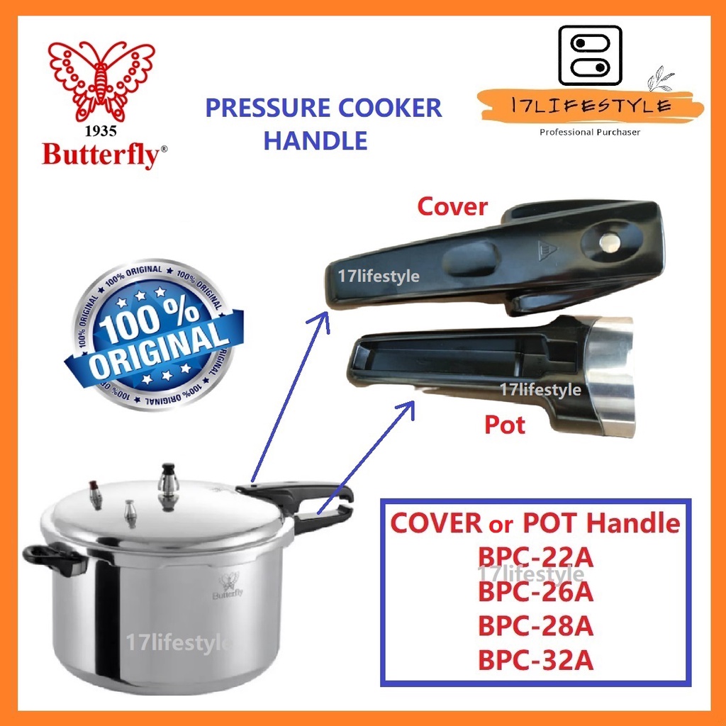 BUTTERFLY ที่จับฝาครอบหม้อความดัน / ที่จับหม้อ BPC-22A(5.5L)/BPC-26A(8.5L)/BPC28A(11L)/BPC-32A(16.5L