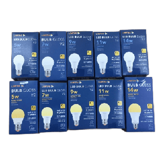 Lamptan LED Bulb (10,000ชม.)หลอดไฟ แลมป์ 5W,7W,9W,11W,14Wขั้ว E27 แสงขาวdaylight/แสงเหลืองwarm white