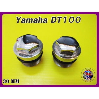 น็อตหัวโช๊ค 30มม - Yamaha​ DT100​  Top Head Front Fork Set