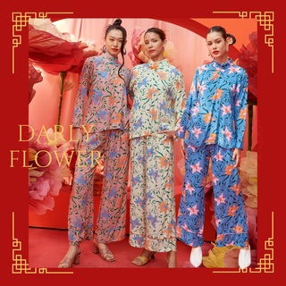 THONGYOY - เซ็ตกางเกงกี่เพ้า Darlyn Flower