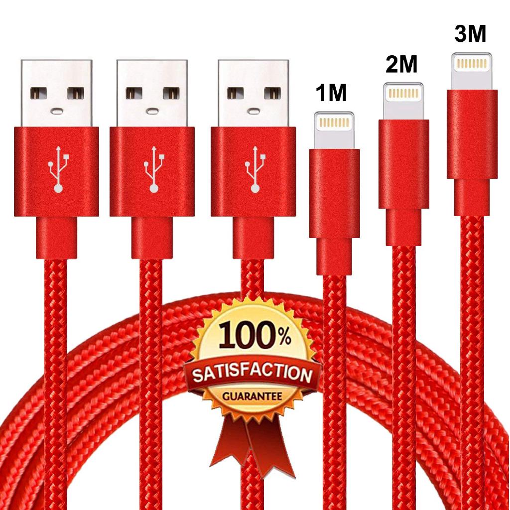สายชาร์จ USB สำหรับ iPhone 6 7 8 X