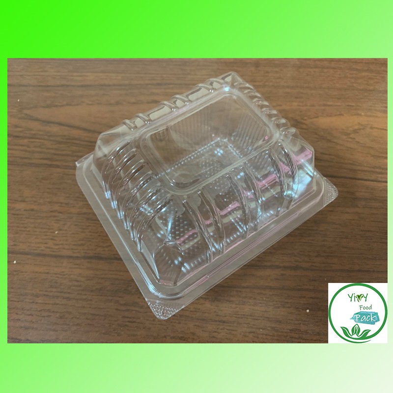 🔥TP-43, H TP-43🔥(ล็อคได้) กล่องพลาสติกใส OPS ล็อคได้ สำหรับใส่อาหาร เบเกอรี่ Bakery (50 ชิ้น)