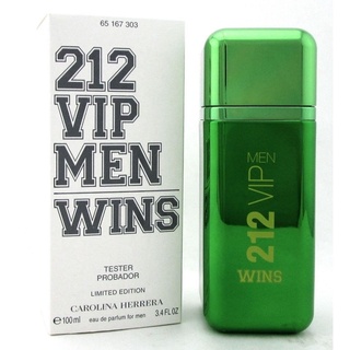 Carolina Herrera 212 VIP Men Wins EDP 100ml Tester #carolinaherrera