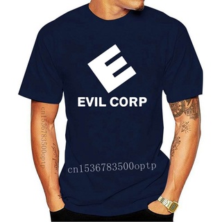 คอตต้อนคอกลมเสื้อยืดแขนสั้นลําลอง พิมพ์ลายโลโก้ Mr Robot Evil Corp แฟชั่นฤดูร้อน สําหรับผู้ชาย ส่งฟรี 624479S-5XL