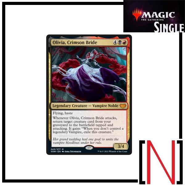 [MTG][Single][VOW] Olivia, Crimson Bride ระดับ Mythic [ภาษาอังกฤษ]