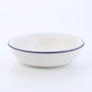 INDRA CERAMIC ชุดชาม#2 ลายสังกะสี เซรามิกเข้าไมโครเวฟได้