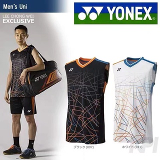 Yonex ใหม่ ชุดเสื้อแขนกุด พิมพ์ลายตัวเลข 826 ระบายอากาศ แบบแห้งเร็ว เหมาะกับฤดูร้อน สําหรับผู้ชาย ขายส่ง