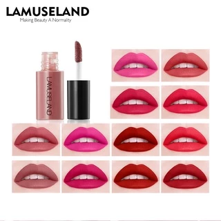LAMUSELAND ลิขวิดลิปสติก เนื้อแมตต์ กันน้ำ ติดทนนาน 12 สี L18L11