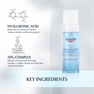 eucerin ultrasensitive hyaluron micellar water foam