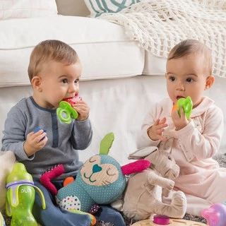 Pur ยางกัดน้ำสเตอริไลส์ แช่เย็น ลาย ผลไม้ Water Filled Teether