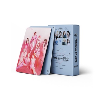 TWICE Album FORMULA OF LOVE O+T≤3 Photocard Momo Sana Mina Lomo Card 54ชิ้น/กล่อง