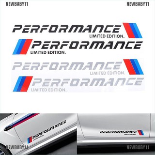 【BABY11】สติกเกอร์ติดประตูรถยนต์ M Performance Limited Edition 2 ชิ้น