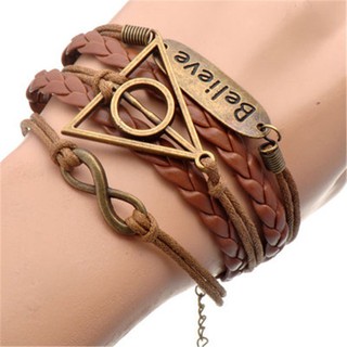 ไม้กายสิทธิ์จี้สร้อยคอแฮร์รีพ็อตเตอร์ Deathly Hallows Infinity