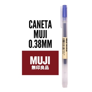 Muji ปากกาสีฟ้า 0.38 มม. นําเข้า