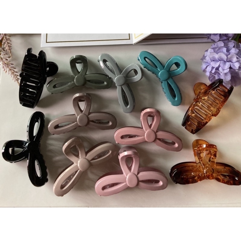 กิ๊บหนีบผมเกาหลี🇰🇷 ของแท้ 6.5cm คุณภาพเยี่ยม ใช้หนีบรวบเก็บผม หนีบครึ่งศีรษะ น่ารักมาก Made in Korea ของแท้