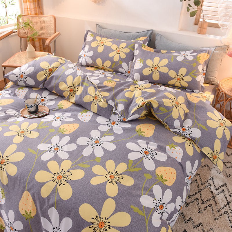[ 1 ปลอกผ้านวม ]ปลอกผ้านวมที่ซักได้นี้สามารถใช้กับเตียงในหอพักได้และเป็นมิตรกับผิวหนัง สีสวยมากมีให้เลือก 16 สี