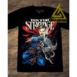 เสื้อยืดสีดำอินเทรนด์BT 85 Doctor Strange เสื้อยืด สีดำ BT Black Timber T-Shirt ผ้าคอตตอน สกรีนลายแน่น S M L XL XXLS M L