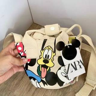 Zara X Disney Crossbody / Zara Mickey กระเป๋าสะพายไหล่กระเป๋าครอสบอดี้ / กระเป๋ามิกกี้