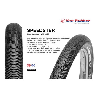 ยางจักรยาน เสือภูเขา Vee Tire Co. รุ่น Speedster ขนาด 26x1.50