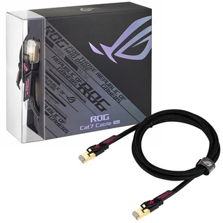 ASUS ROG CAT7 RJ45 Ethernet Cable (3m) - up to 600 MHz &amp; 10GB Transfer Rates