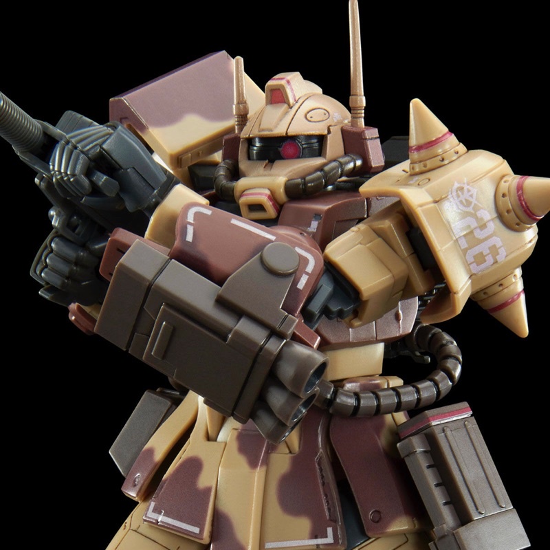 🔥พร้อมส่ง🔥 HG 1/144 Zaku Desert Type Gundam (Double Antenna Specification) [P-BANDAI]