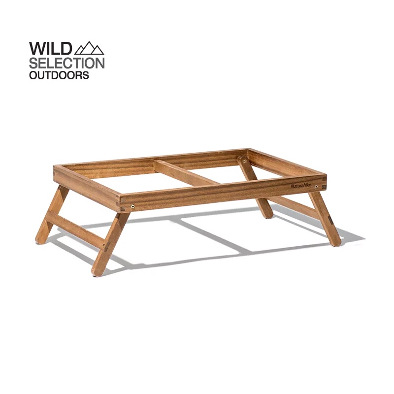 ขาตั้ง ฐาน กล่องพับ Naturehike ฐานวางกล่องพับ 50L / 80L Peach Wood Bracket for 50L 80L storage box N