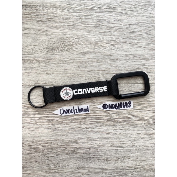 มีโค้ดลด 30% ทัก ib CHANEL2HAND99 ❤️ CONVERSE key chain เกี่ยวหูกางเกง ผ้า พวงกุญแจรถ กุญแจมอเตอร์ไซ