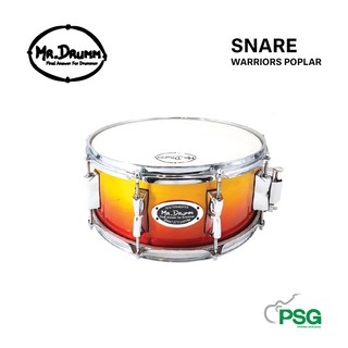 MR.DRUMM  SNARE 14” รุ่น WARRIORS POPLAR - Tow tone