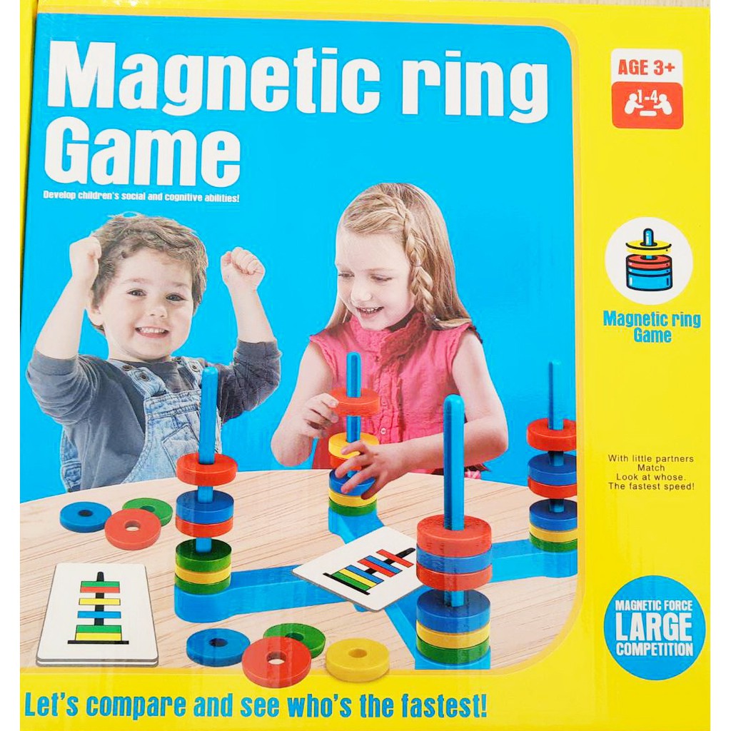 Magnetic Ring เกมเรียงห่วงแม่เหล็ก พัฒนาสมอง พร้อมส่งด่วนทุกวัน