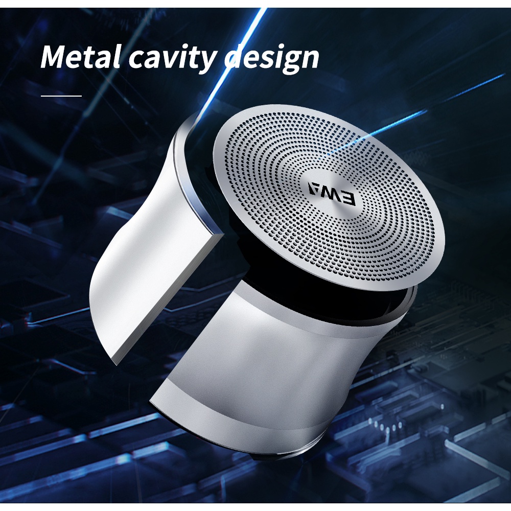 EWA A109  Bluetooth Speaker ลำโพงบลูทูธไร้สาย แบบพกพา 5W Enhanced BASS  เสียงความละเอียดสูงแบบ