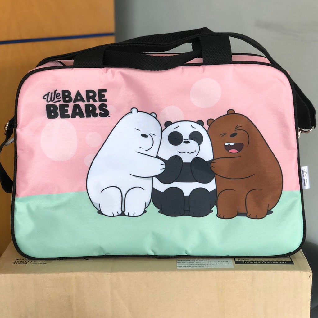 กระเป๋า BARE BEARS สามหมีจอมป่วน ของพรีเมียม Tesco Lotus