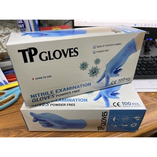 TP gloves nitrile examination 100 ชิ้น