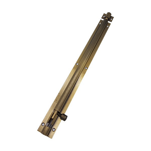 ISON กลอนท้องปลิง กลอนยาว 12-16 นิ้ว ทองแดง และเงิน ยาวไม่ต้องก้ม พร้อมสกรูติดตั้ง Tower Bolt