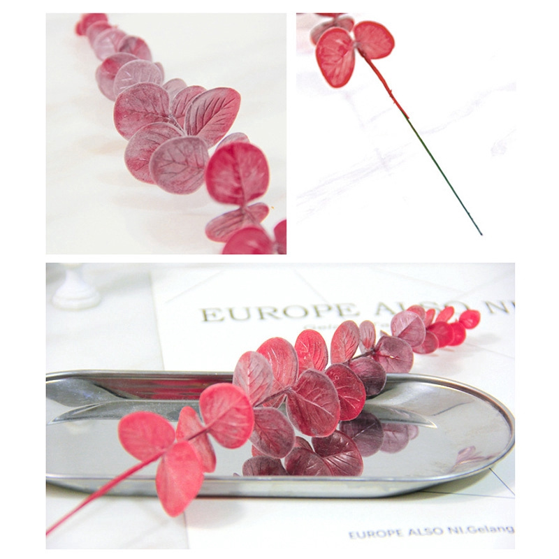 ดอกไม้ประดิษฐ์ใบไม้สีเขียวสําหรับตกแต่งบ้าน - รูปที่ 6