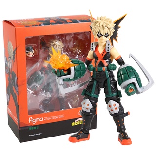 โมเดลฟิกเกอร์ My Hero Academia Katsuki Bakugo Figma 443 PVC ของเล่นสะสม สําหรับเด็ก