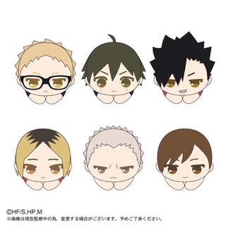 Haikyuu!! HUG Character Collection 2 Set of 6 Tetsuro Kenma Kei Yamaguchi Chara ไฮคิว คู่ตบฟ้าประทาน ตุ๊กตา Plush หนีบ