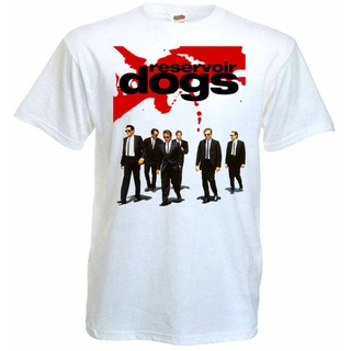 T-shirt  เสื้อยืดแขนสั้น พิมพ์ลายโปสเตอร์ภาพยนตร์ Reservoir Dogs สีขาว เหมาะกับของขวัญวันเกิด สไตล์คลาสสิก สําหรับผู้ชาย