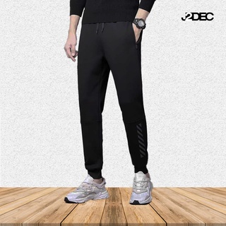 กางเกงขายาว The Jogger Pants เนื้อผ้าCotton100% แถบสุดเก๋ ไม่ต้องรีด ยิ่งใส่ ผ้ายิ่งนิ่ม ใส่วิ่ง ออกกำลังกายได้หมด(No.8)