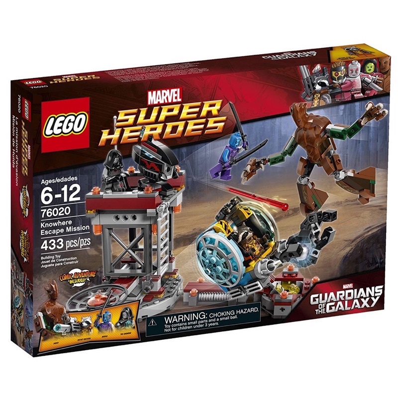 LEGO Marvel Guardians of the Galaxy 76020 (กล่องมีตำหนิเล็กน้อย) Knowhere Escape Mission ของแท้