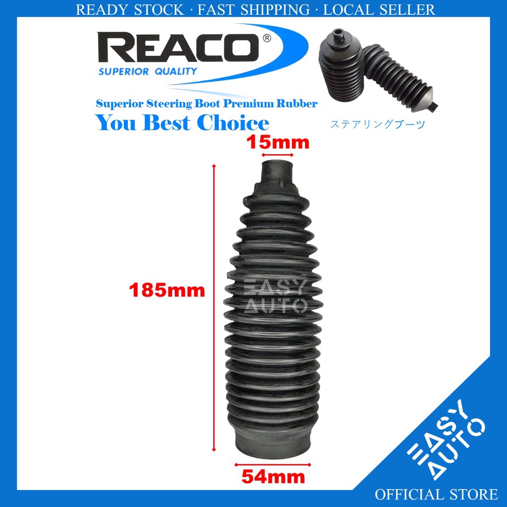 Nissan Navara D40 Mitsubishi Triton KB4T KB8T KH4W KH8W Ford Escape 15-54mm Reaco พวงมาลัย Boot D820