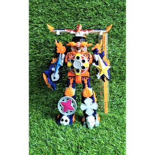 💥 [ มือสอง งานแท้ ญี่ปุ่น ] Dx Ninninger Shuriken Gekiatsu DaiOh นินนินเจอร์ ขนาด 13" Bandai ( ของแท้ ) 💥