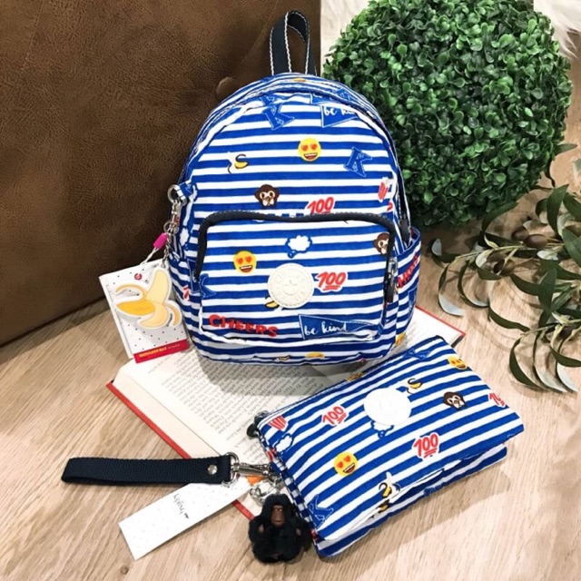 ของแท้ 💯% KIPLING ART MINI 2WAY BACKPACK & PURSE  Value set! กระเป๋าเป้ 2Way