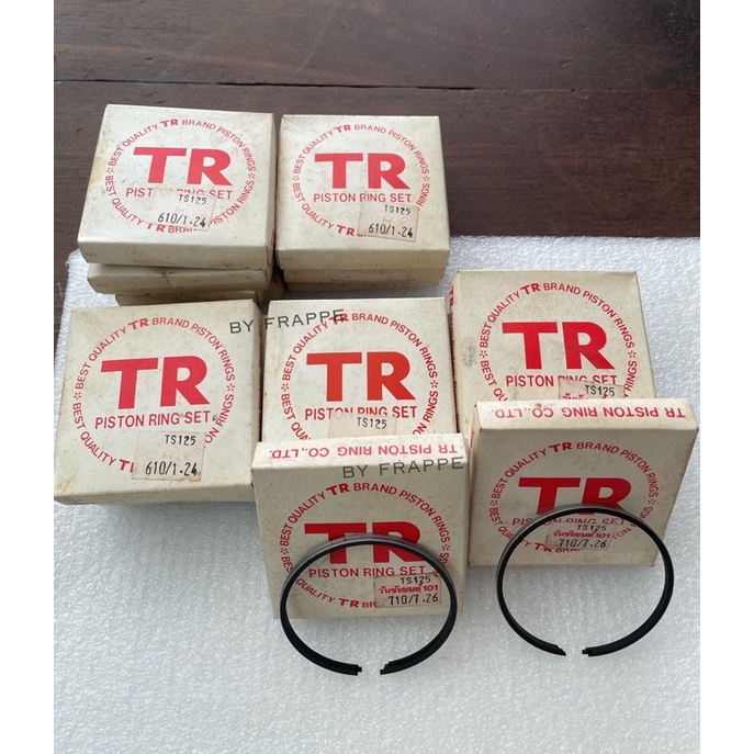 แหวนลูกสูบ TS125N เหลือ size 0.50,1.00💥 TR 💥และมีแหวน Riken/ แหวนญี่ปุ่น/แท้Suzuki ในตัวเลือก