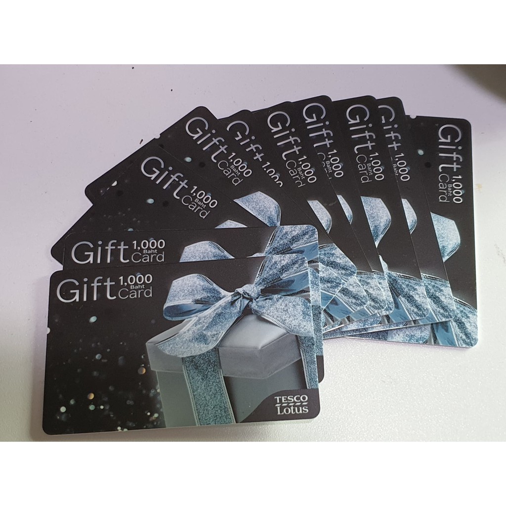 Tesco lotus cash card บัตร เทสโก้โลตัส 1,000 บาท gift card tClD | Shopee  Thailand