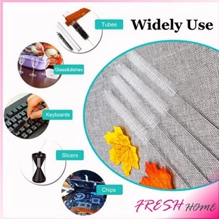 แปรงล้างหลอดดูด จุกนม ขนไนล่อน ไม่ทำให้เป็นรอย Stainless steel soft straw straw brush
