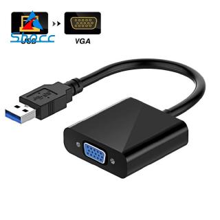 อะแดปเตอร์ USB 3.0 to VGA Adapter USB to VGA Video Graphic สำหรับ PC Laptop