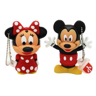 MINNIE แฟลชไดร์ฟ Usb 2 . 0 8gb 16gb 32gb 64gb รูปการ์ตูนมิกกี้เมาส์ 4gb