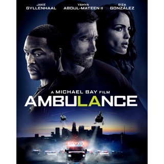 DVD ปล้นระห่ำ ฉุกเฉินระทึก Ambulance : 2022 #หนังฝรั่ง - แอคชั่น (ดูพากย์ไทยได้-ซับไทยได้)